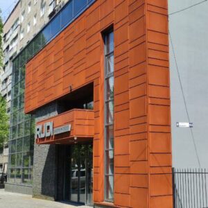 фасад з кортену